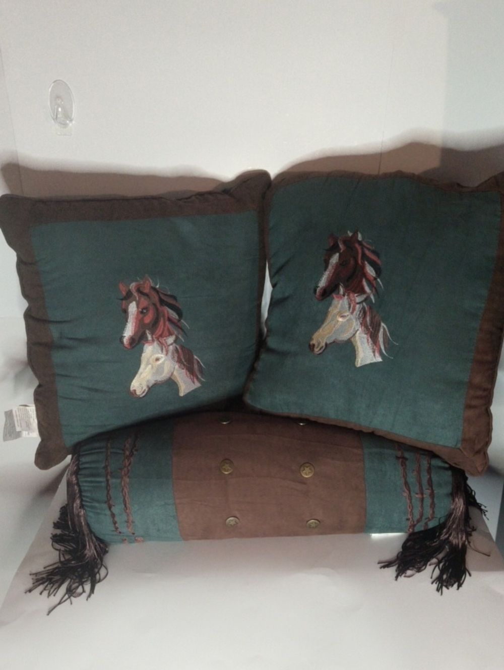 Western Linens Southwestern Horse Three Piece Pillow Set